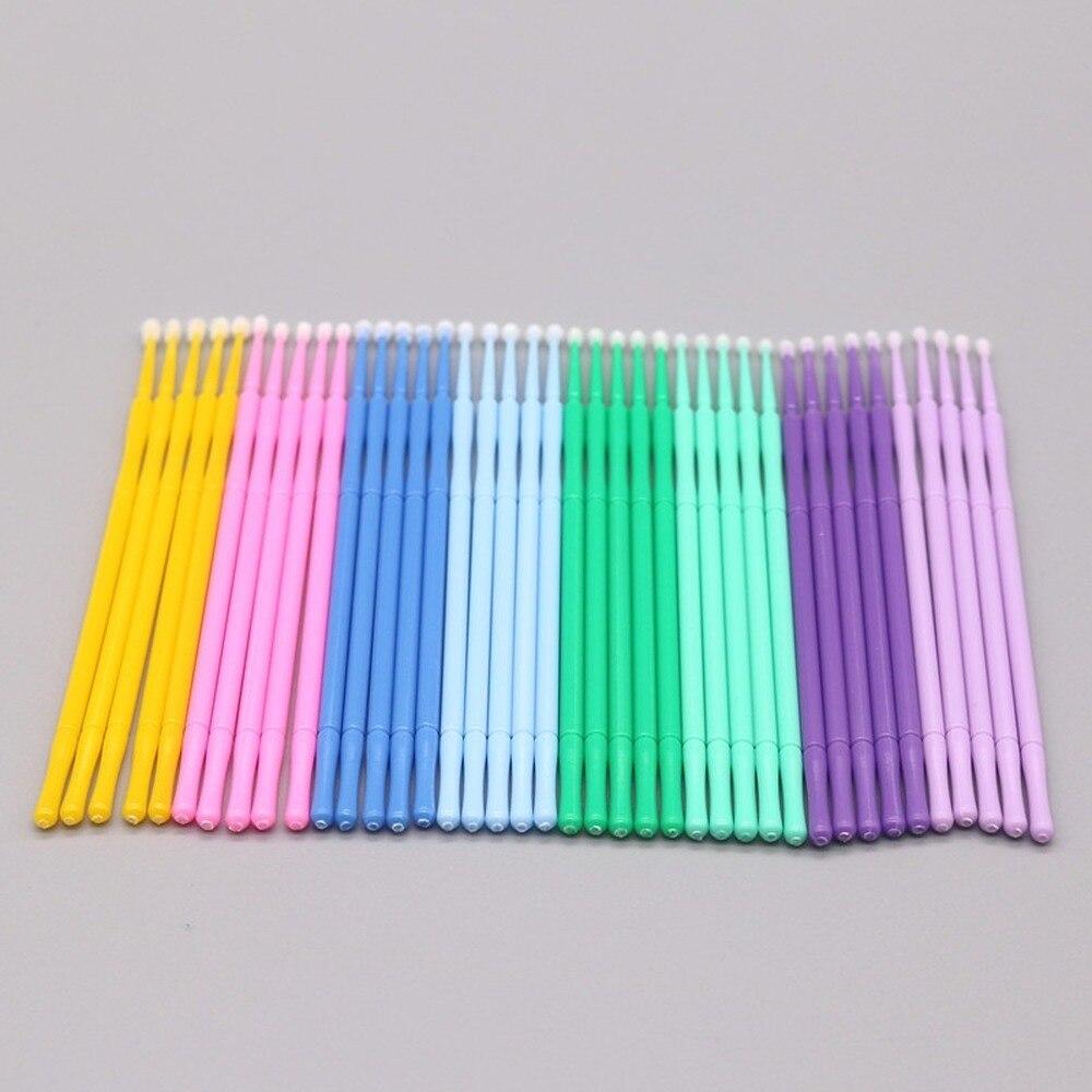 Lash Adhesive Glue - 100 adet/grup Mikro Fırçalar Makyaj Kirpik