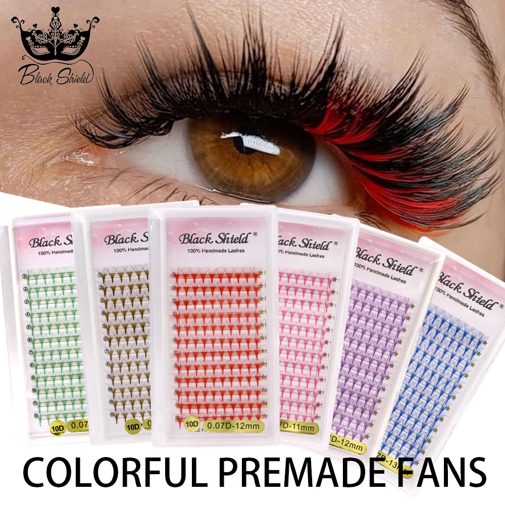 Funny Eyelash Extension - 6D 10D 0.07 Çoklu Renk Seçenekleri