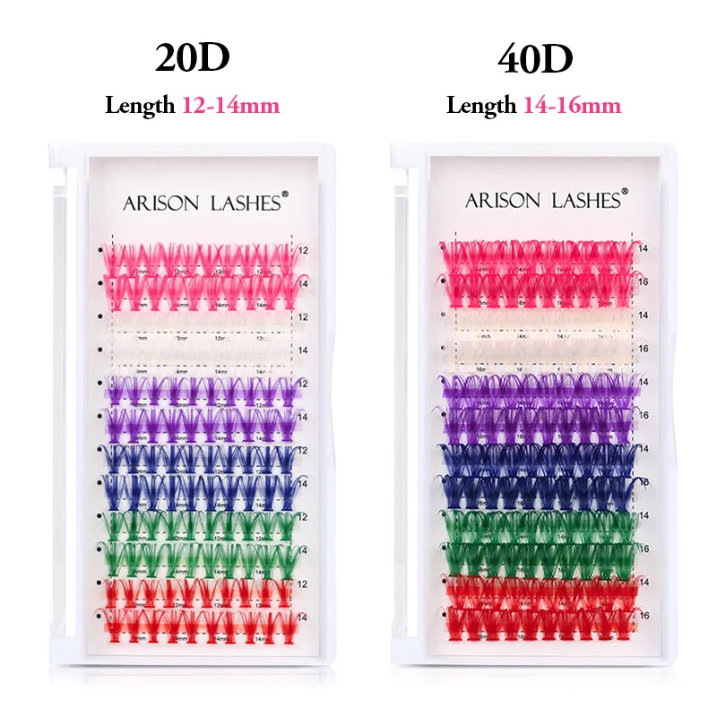 ARISON 12 Satırlar Karışık Ren - Funny Eyelash Extension incelemesi ve fiyatı