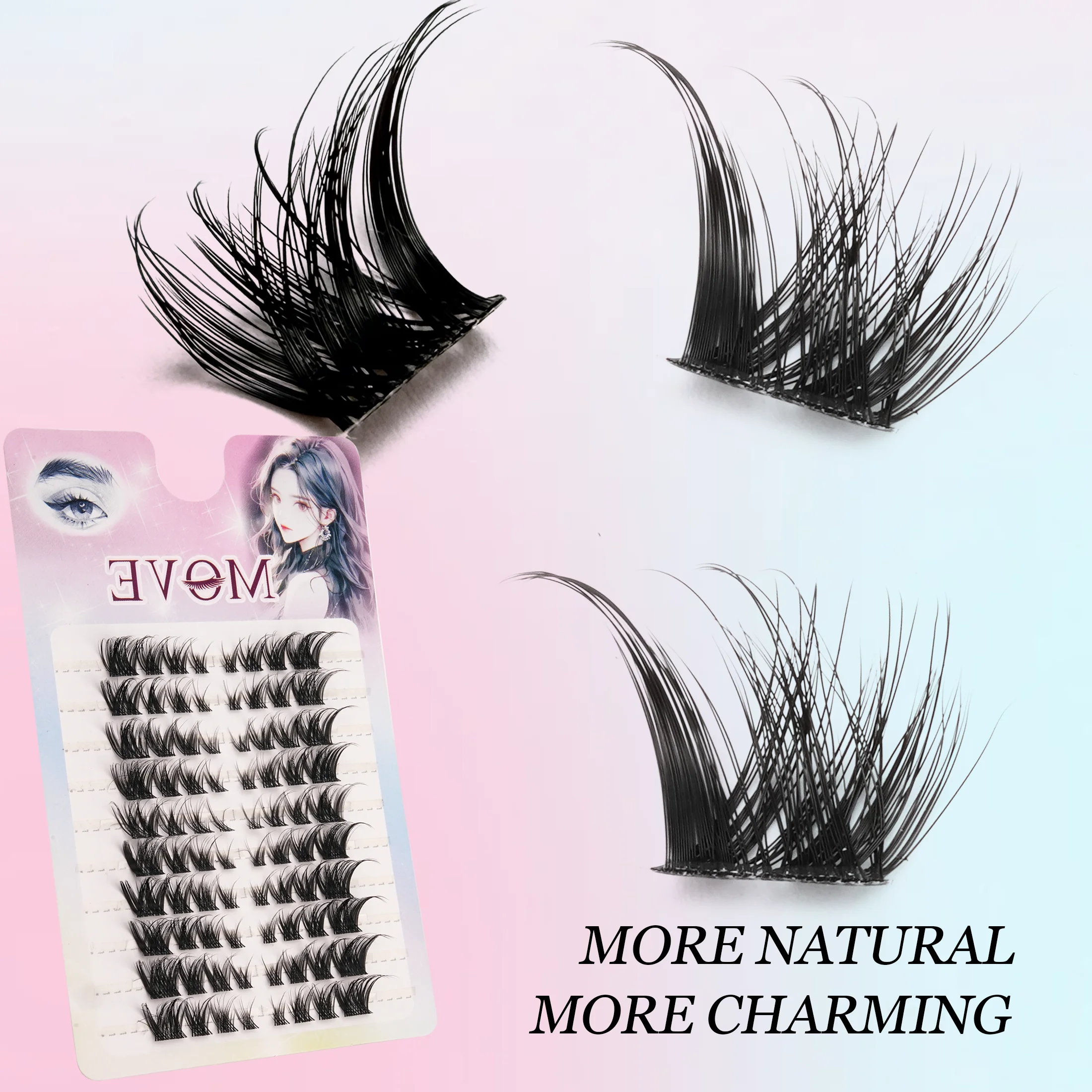Tilki Gözü Görünümlü, Yapay Kü - Eyelash Extension Cat Eye Wispy incelemesi ve fiyatı