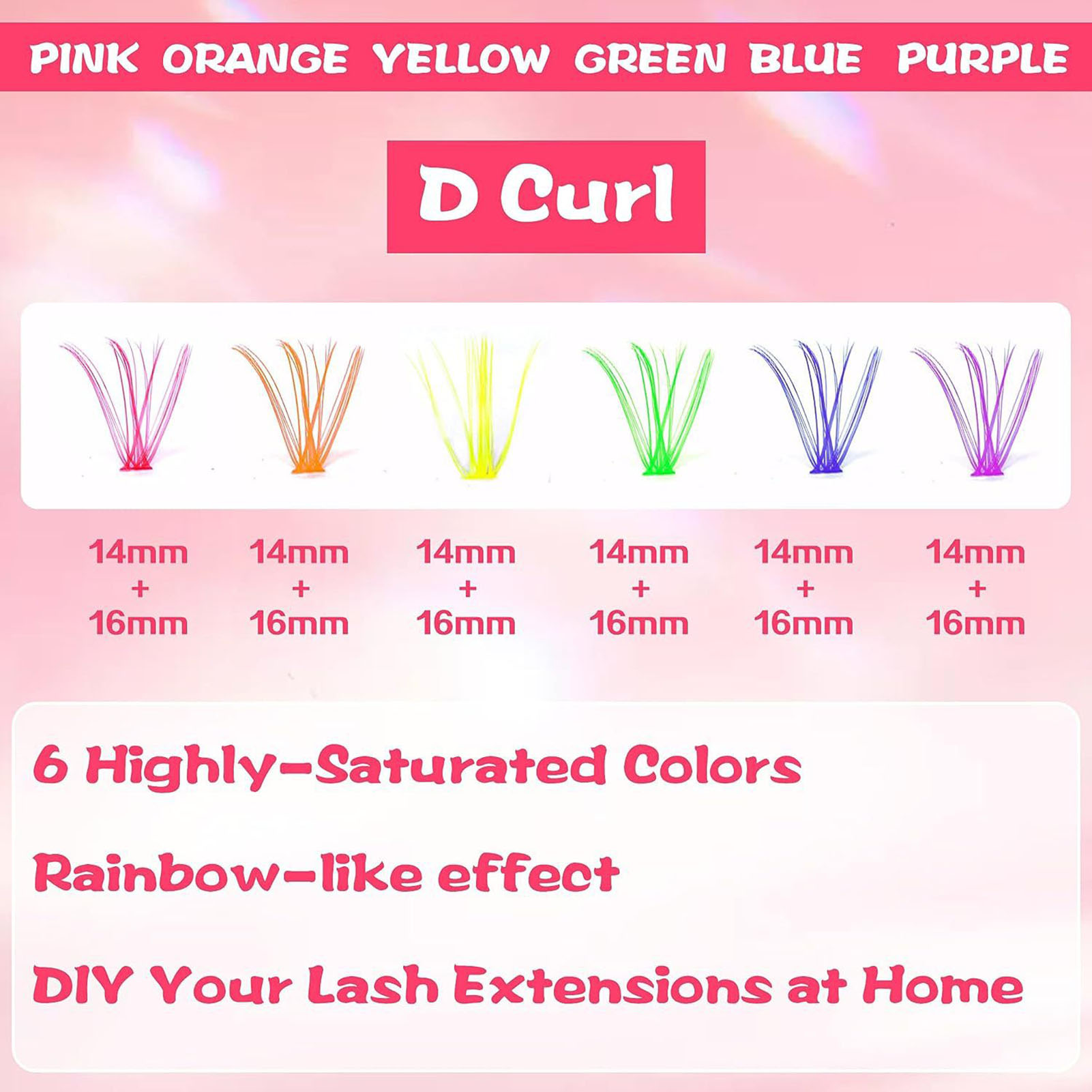14/16mm D Kıvırmak Renkli Bire - Funny Eyelash Extension incelemesi ve fiyatı