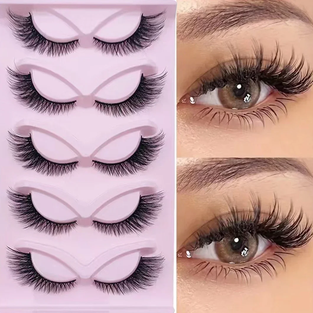 5 Pairs kedi göz Lashes Wispy  - Eyelash Extension Cat Eye Wispy incelemesi ve fiyatı